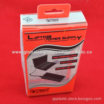 PC Power Supply Printed Plastic Box with Hanger, 0.18-1.0mm Thickness Range
